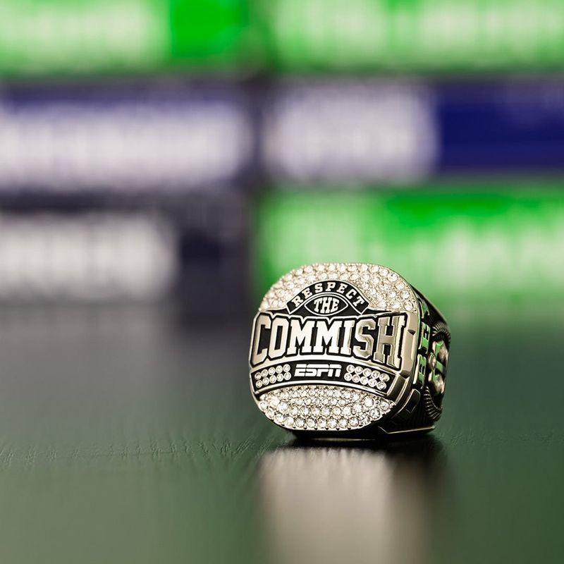 ESPN Respect the Commish Championship Ring