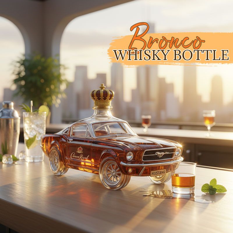 🥃Die Bronco Whiskyflasche