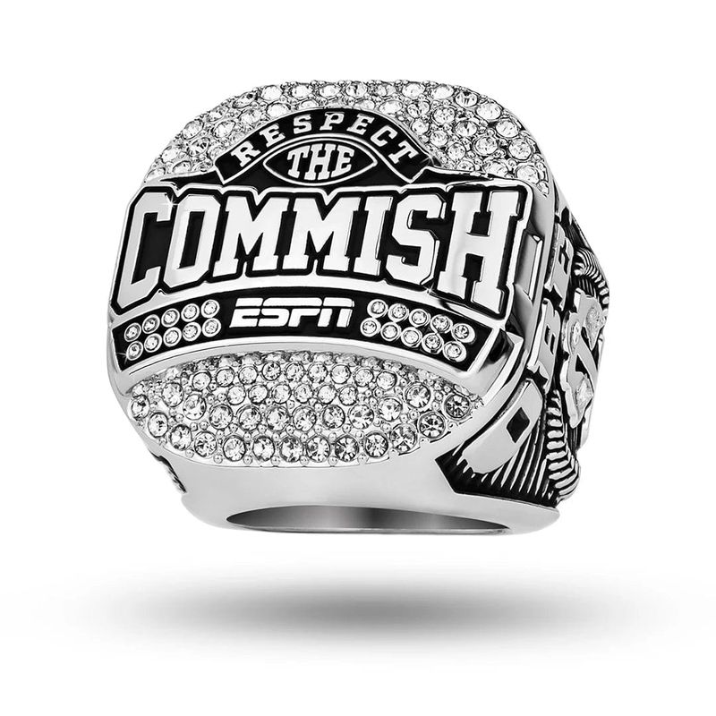 Respect the Commish Ring + 2026 ESPN Draft Board Kit