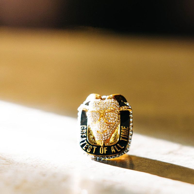 Blinged Out GOAT Championship Ring