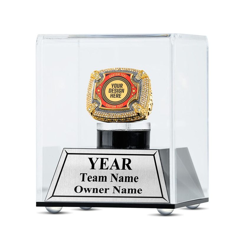 Personalized Ring Display Case