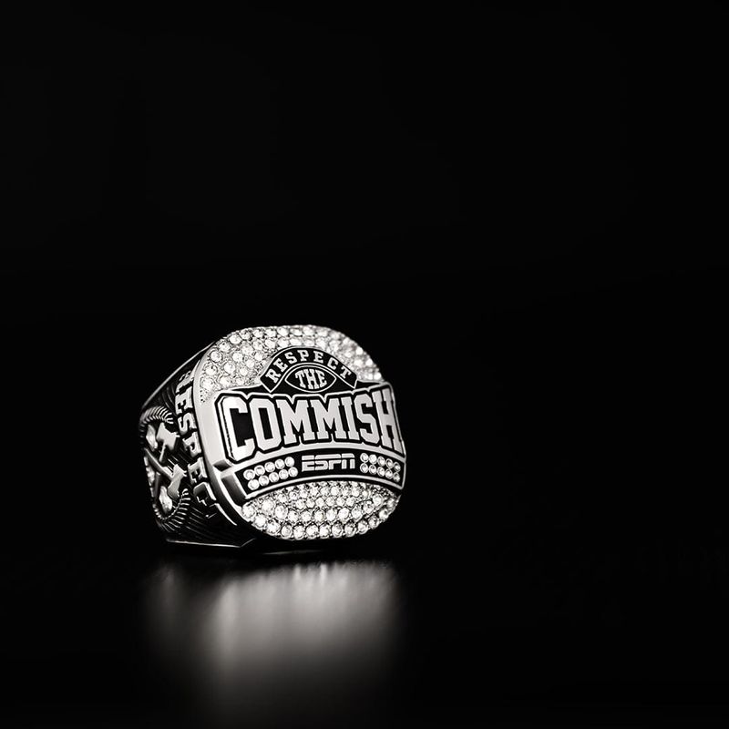 ESPN Respect the Commish Championship Ring