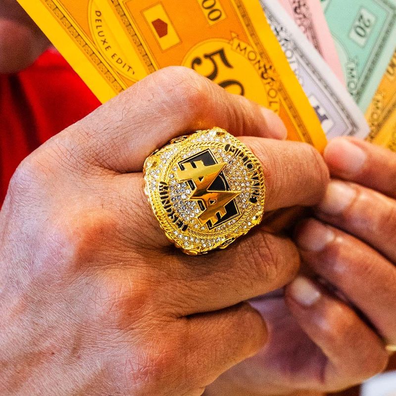 Monopoly Millionaire Mindset Championship Ring