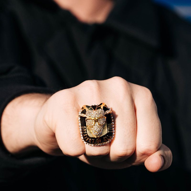 Blinged Out GOAT Championship Ring
