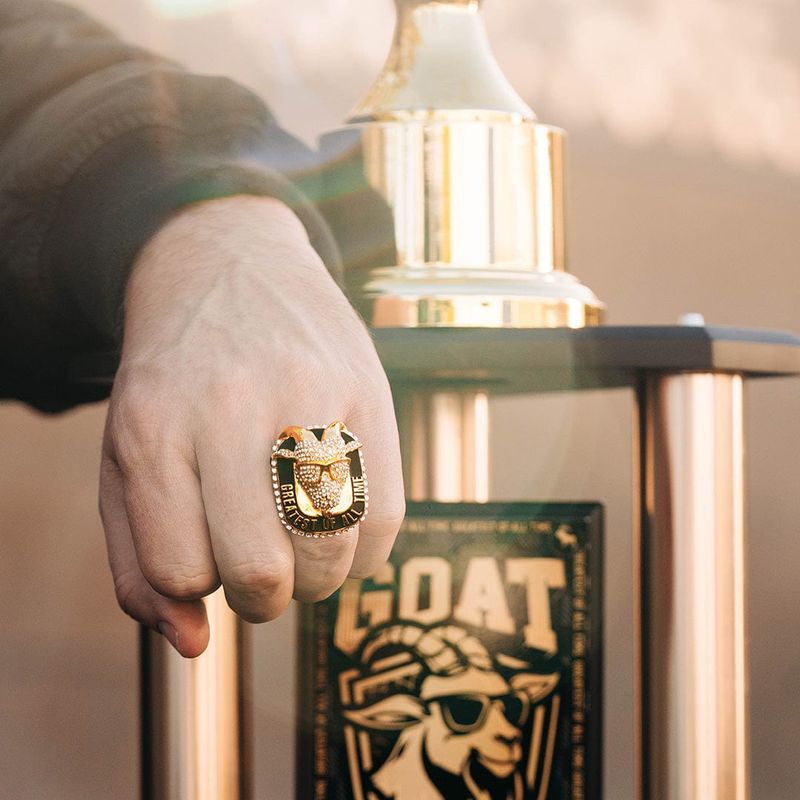 Blinged Out GOAT Championship Ring