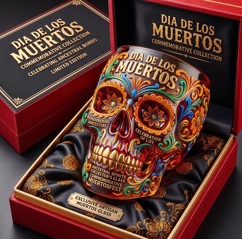 Tag der Toten – Limitierte Totenkopf-Whiskyglas-Edition
