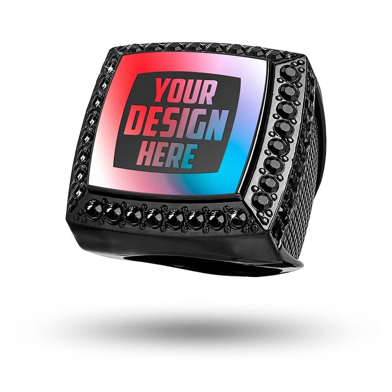 Design Your Own Custom Championship Ring - Gunmetal