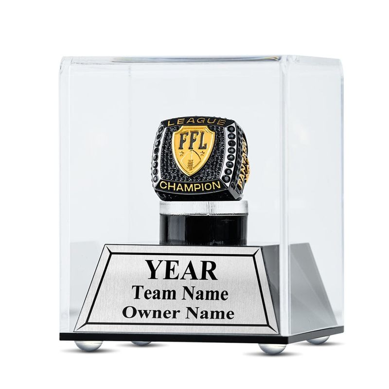 Personalized Ring Display Case