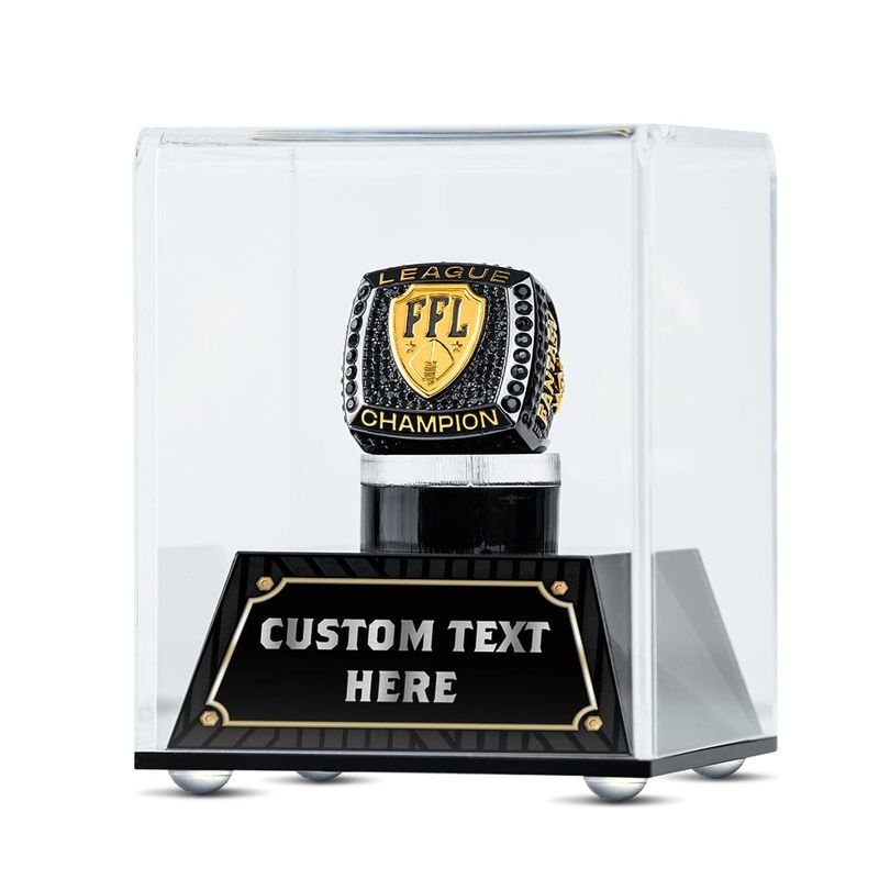 Design Your Own Championship Ring Display Case
