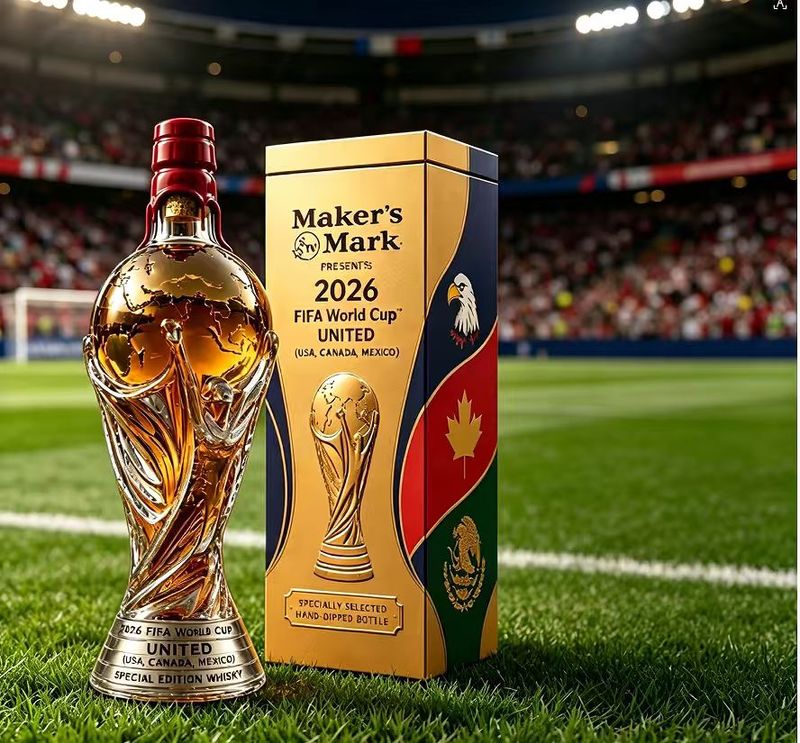 Maker's Mark 2026 FIFA Weltmeisterschaft Limitierte Edition Whisky | Offiziell & Handgetaucht