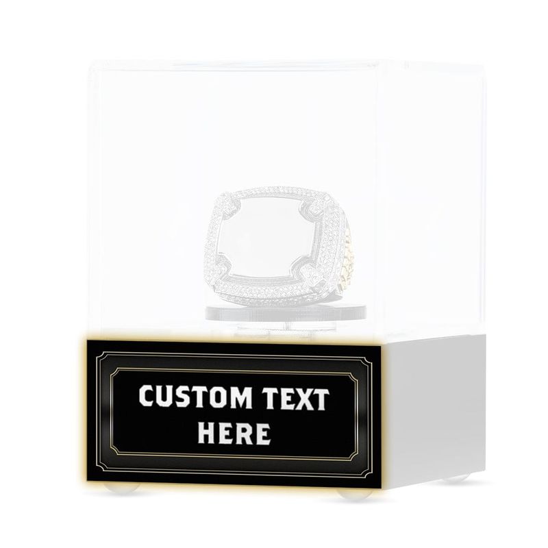 Design Your Own Nameplate for Spinning Ring Case