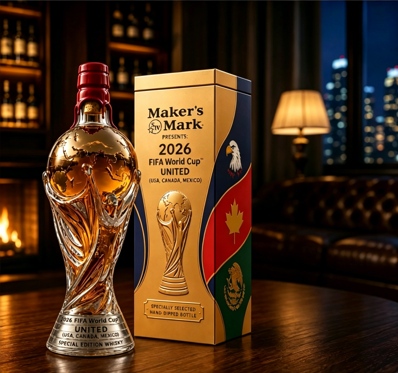 Maker's Mark 2026 FIFA Weltmeisterschaft Limitierte Edition Whisky | Offiziell & Handgetaucht
