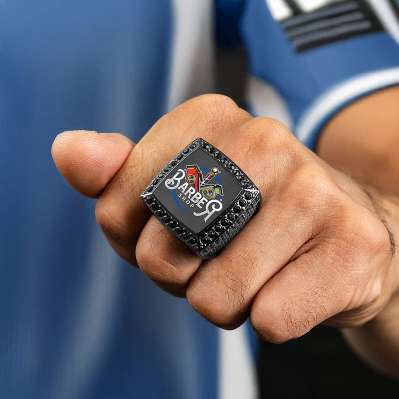 Design Your Own Custom Championship Ring - Gunmetal