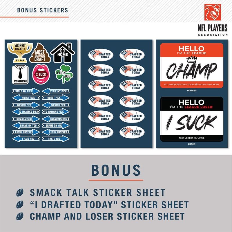 Championship Ring + 2026 Fantasy Football Live Draft Board Kit