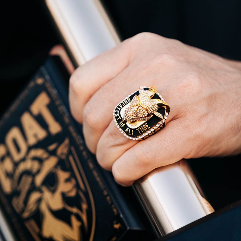 Blinged Out GOAT Championship Ring