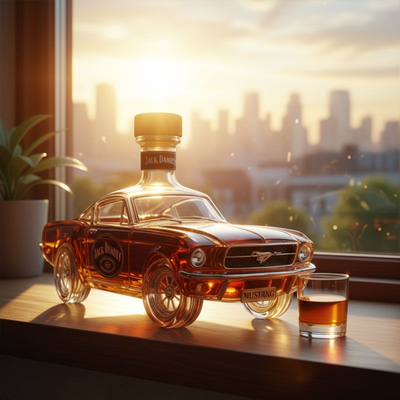 🥃Die Bronco Whiskyflasche
