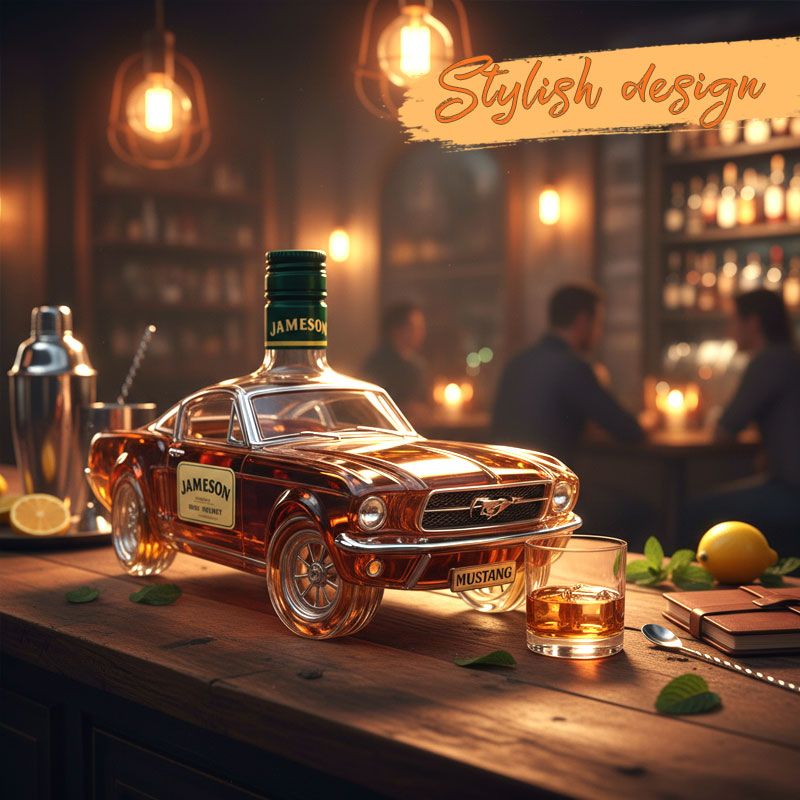 🥃Die Bronco Whiskyflasche