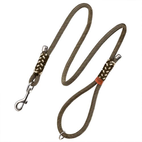 TUXTOOX Handmade Rope Heavy Duty Dog Leash with Rotating Metal Clip 6 FT