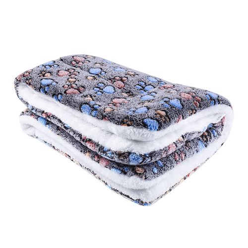Lovinland Cat Bed Dog Cage Mat Super soft pet bed with cute star print warm pet blanket Washable Suitable