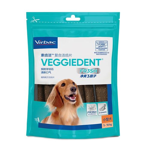 Virbac CET VEGGIEDENT FR3SH Tartar Control Chews for Dogs
