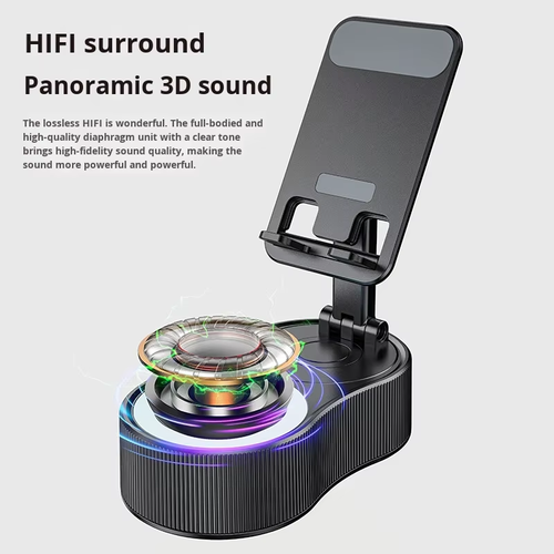 Mini Desk Speaker with Phone Stand, Perfect for Home, Office & Study Compact, Loud Sound & Easy to Use Everyday