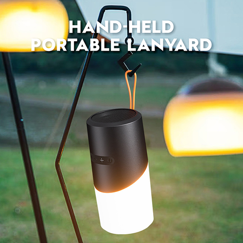 Outdoor RGB Light BT Speaker Portable Waterproof Wireless Subwoofer Speaker for Camping