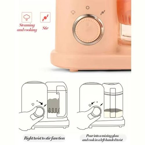 3 in 1 Automatic Mini Fruit Juicers Food Machine Baby Food Steamer Blender Kitchen Appliance Mini Machine Cooker for Kitchen