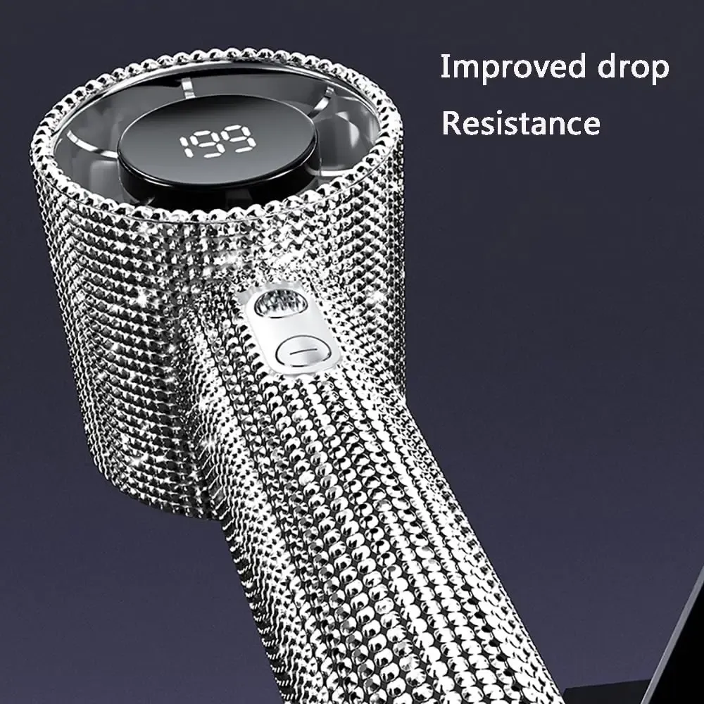 Factory Wholesale Handheld Turbo Fan LED Display 199 Gear Adjustment Diamond Fan S5 Diamond Fan