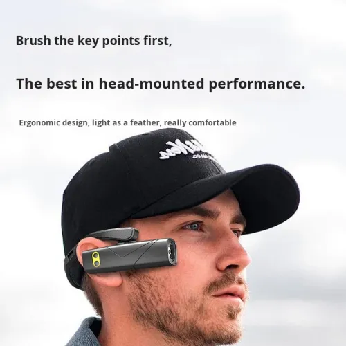 Raylights Lightweight Detachable Headband LED Headlamp IP65 Rechargeable 1000mAh Battery Charger Included for Outdoor Night