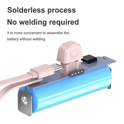 2025 New 2 in 1 Mini Capsule Power Bank 3000mah With LED Display OEM logo With Phone Stand for Type c