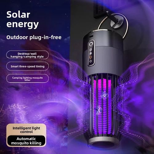 Wholesale Custom Logo Electric Mosquito Control Solar Charging Mosquito Killer Lamp Outdoor Home Mosquito Killer