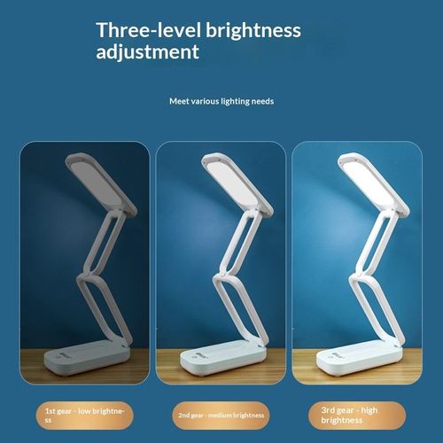 New Solar Charging Touch Control High CRI 90 Detachable Lithium Battery Student Reading Light Foldable LED Eye Lamp