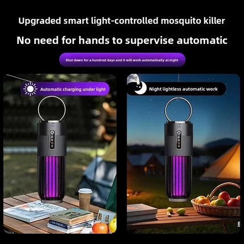 Wholesale Custom Logo Electric Mosquito Control Solar Charging Mosquito Killer Lamp Outdoor Home Mosquito Killer
