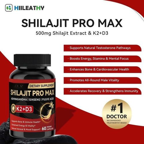 High Capsule Herbal Supplements for Male Fertility Improvement Improved Bone Density & Hair Growth