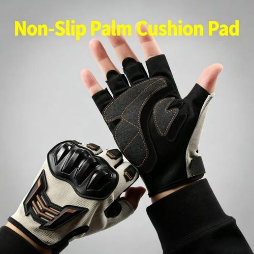 Windproof Warm Reflective Motorcycle Riding Gloves Non‑Slip Wear Resistant Full Protection Motorbike Gloves For Men Outdoor Driving