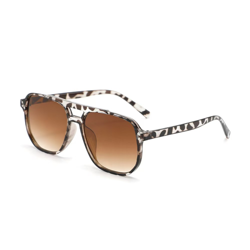 2 Pcs Fashion Aviator Sunglasses Set, HD UV Protection Eyewear, Retro Double Bridge Sunglasses for Men Women Outdoor Driving TravelLightweight Comfort Frame, UV‑Shield Lens, Trendy Style for Daily Wear, Beach, Driving and Street Fashion