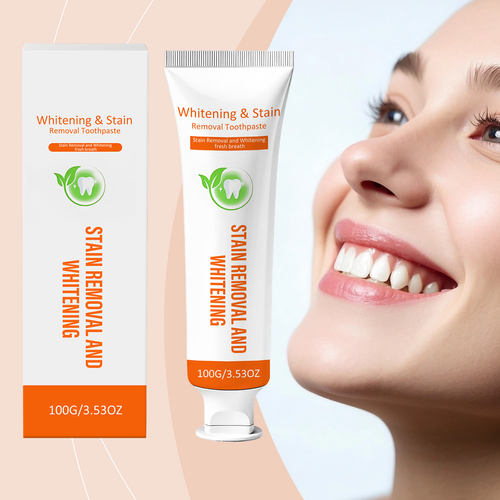 2 Pack Premium Stain Removal Whitening Toothpaste Deep Clean Teeth Remove Coffee And Food Stains Fresh Breath Oral Care For Daily UseHigh effective whitening toothpaste for daily oral care. Helps remove stubborn stains caused by coffee food and drinks. Freshens bad breath keeps teeth clean and bright. Gentle formula suitable for everyday family use.