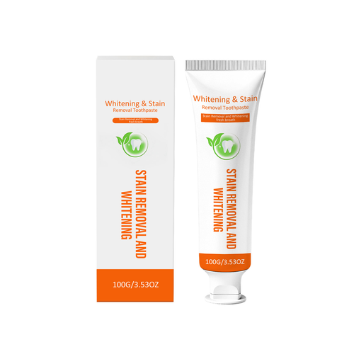 2 Pack Premium Stain Removal Whitening Toothpaste Deep Clean Teeth Remove Coffee And Food Stains Fresh Breath Oral Care For Daily UseHigh effective whitening toothpaste for daily oral care. Helps remove stubborn stains caused by coffee food and drinks. Freshens bad breath keeps teeth clean and bright. Gentle formula suitable for everyday family use.