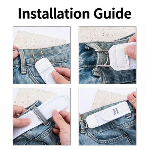 10 Pack Invisible No‑Sew Pants Waist Tightener Clip, Adjustable Jeans Waistband Reducer, Quick Fix For Loose Oversized Trousers