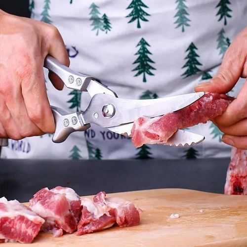✂️ Multi-Functional Heavy-Duty Kitchen Scissors – Snip, Cut, Crush – One Tool Rules Them All! 🦴🔪