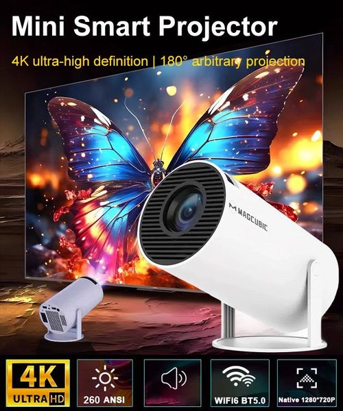 Mini Projector 4K Ultra HD – Portable Home Theater