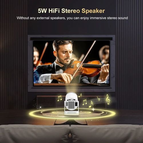 Mini Projector 4K Ultra HD – Portable Home Theater