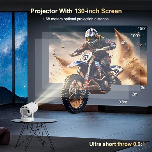 Mini Projector 4K Ultra HD – Portable Home Theater