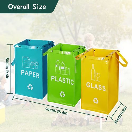 3-In-1 Recycling Storage Bags（ Keep Your Ghana Home Tidy & Eco Friendly）