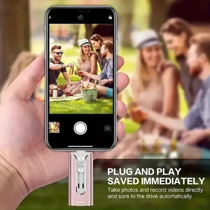 😊⚡️ 3-in-1 Flash Drive-Compatible with any mobile phone(1088G)