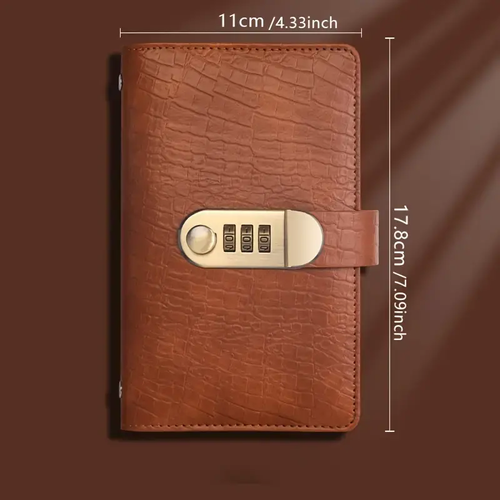 A6 savings notebook,a small financial management book with a lock, suitable for storing money and important information, 50 sheets and 100 pages of fun and easy to save binders -cash notebook Bill Organizer Planner Monthly Budget Planner