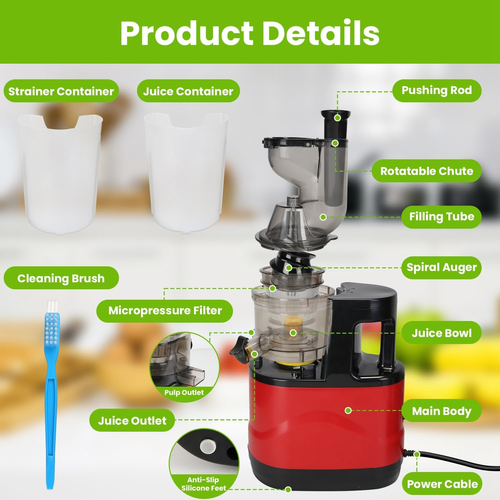 Juiceextractor, household juice residue separation, original juice machine, small-sized fully automatic fruit and vegetable juicer, commercial