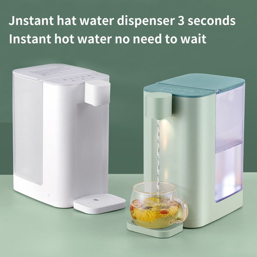The two-in-one tea-making and drinking machine can automatically produce tea water.