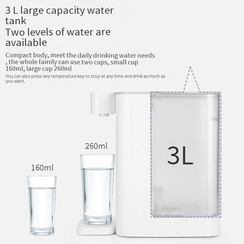 The two-in-one tea-making and drinking machine can automatically produce tea water.