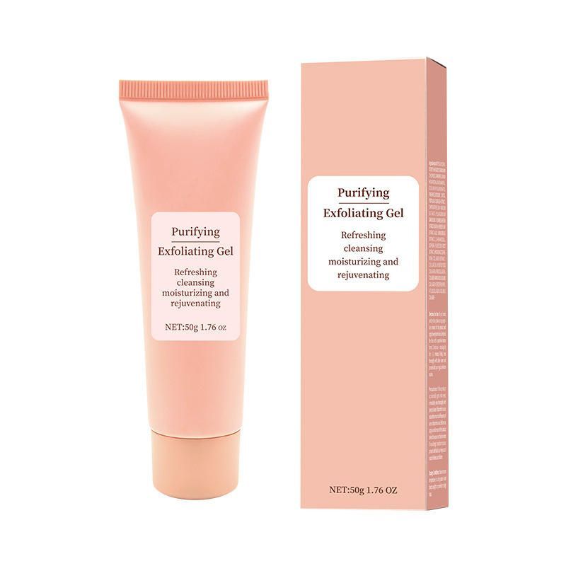 *2pcs Cherry Blossom Exfoliating Gel, Suitable for Adults of All Genders, Low Sensitivity Facial Cleanser, Contains Glycerin, Suitable for All Skin Types, Oil-Free And Non-Comedogenic | Gentle Cleansing | Suitable for Both Men And Women